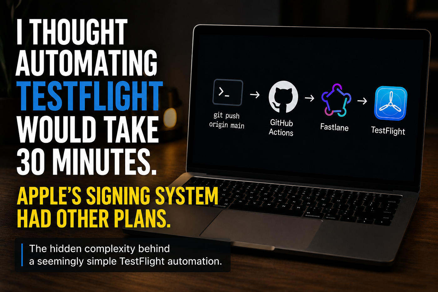I Thought Setting Up TestFlight Automation Would Take 30 Minutes.