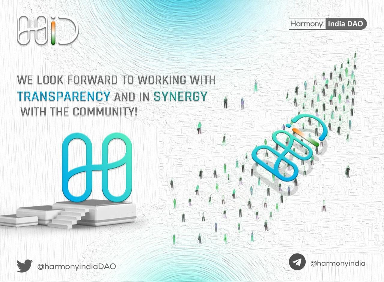 Harmony India DAO. Lets admit it, crypto currency is the… | by Harmony  India Dao | Medium