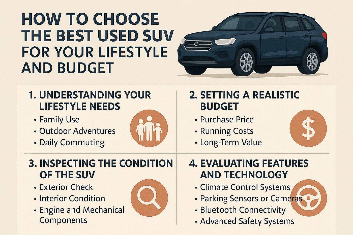 How to Choose the Best Used SUV for Your Lifestyle and Budget
