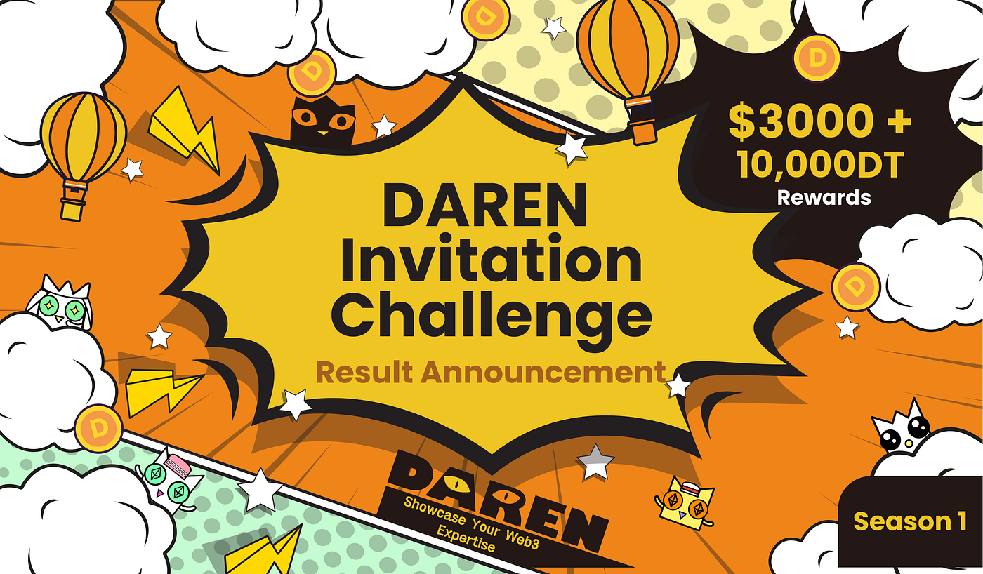 DAREN Invitation Challenge Season 1 Result Announcement