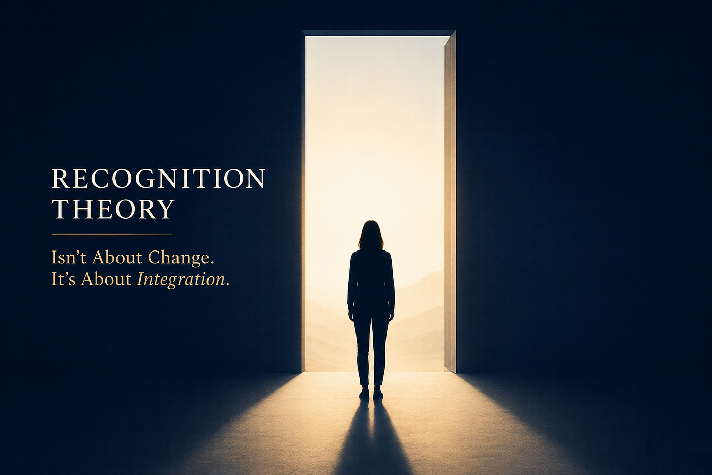 Recognition Theory Isn’t About Change. It’s About Integration.