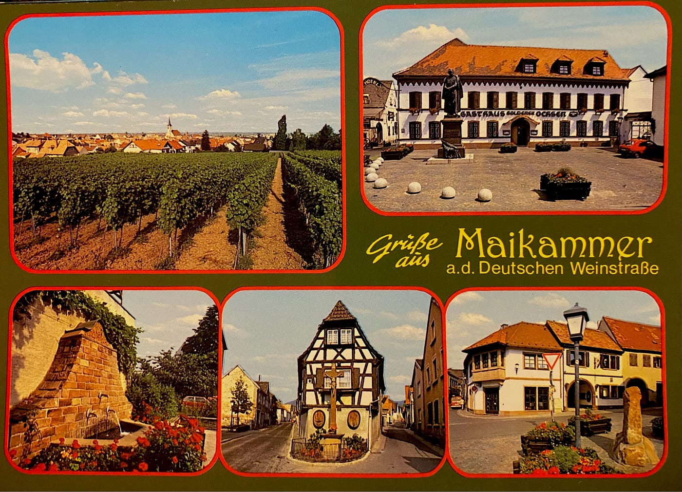 Another saved postcard from my mother’s collection.