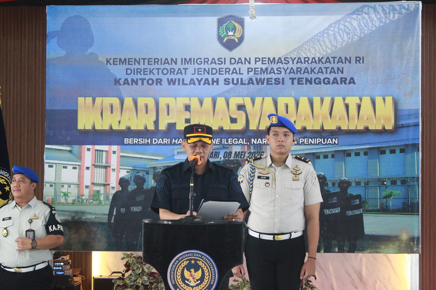 Kanwil Ditjenpas Sultra Tegaskan Komitmen Zero Halinar 2026, Handphone Ilegal Dimusnahkan