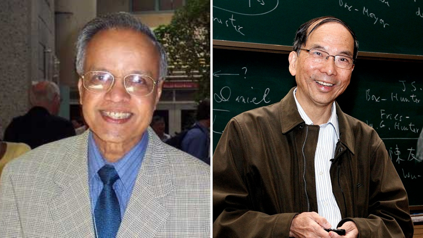 Figure 3: (Left) J.N.K. Rao (1937– ) (Society of Statistics, Computer and Applications); (Right) Chien-Fu Jeff Wu (1949– ) (Wikimedia Commons): The Rao-Wu bootstrap is a specialised resampling technique used in survey statistics to estimate sampling variances for complex, multi-stage, and stratified sample designs.