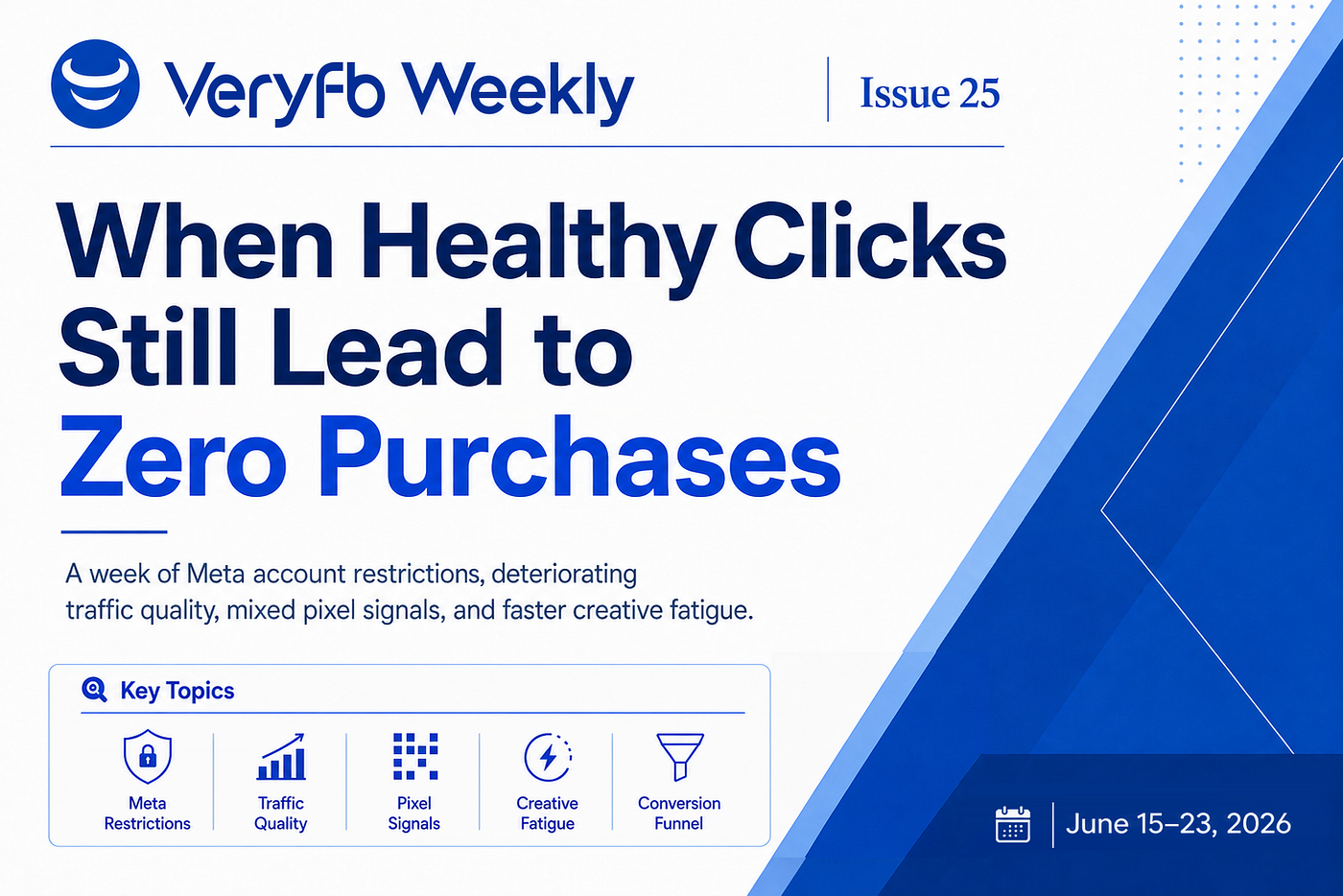 Veryfb Weekly: When Healthy Clicks Still Lead to Zero Purchases