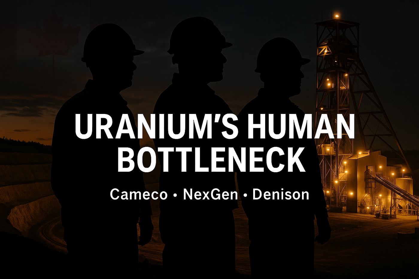 Uranium’s New Bottleneck: Saskatchewan Is Running Out of Miners