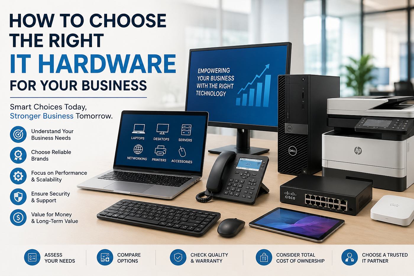 How to Choose the Right IT Hardware for Your Business (Without Overspending or Under-Buying)