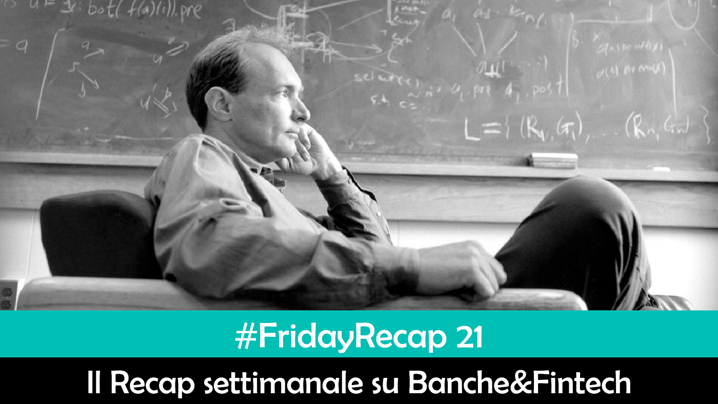 #FridayRecap 21 | 11–15 Marzo 2019