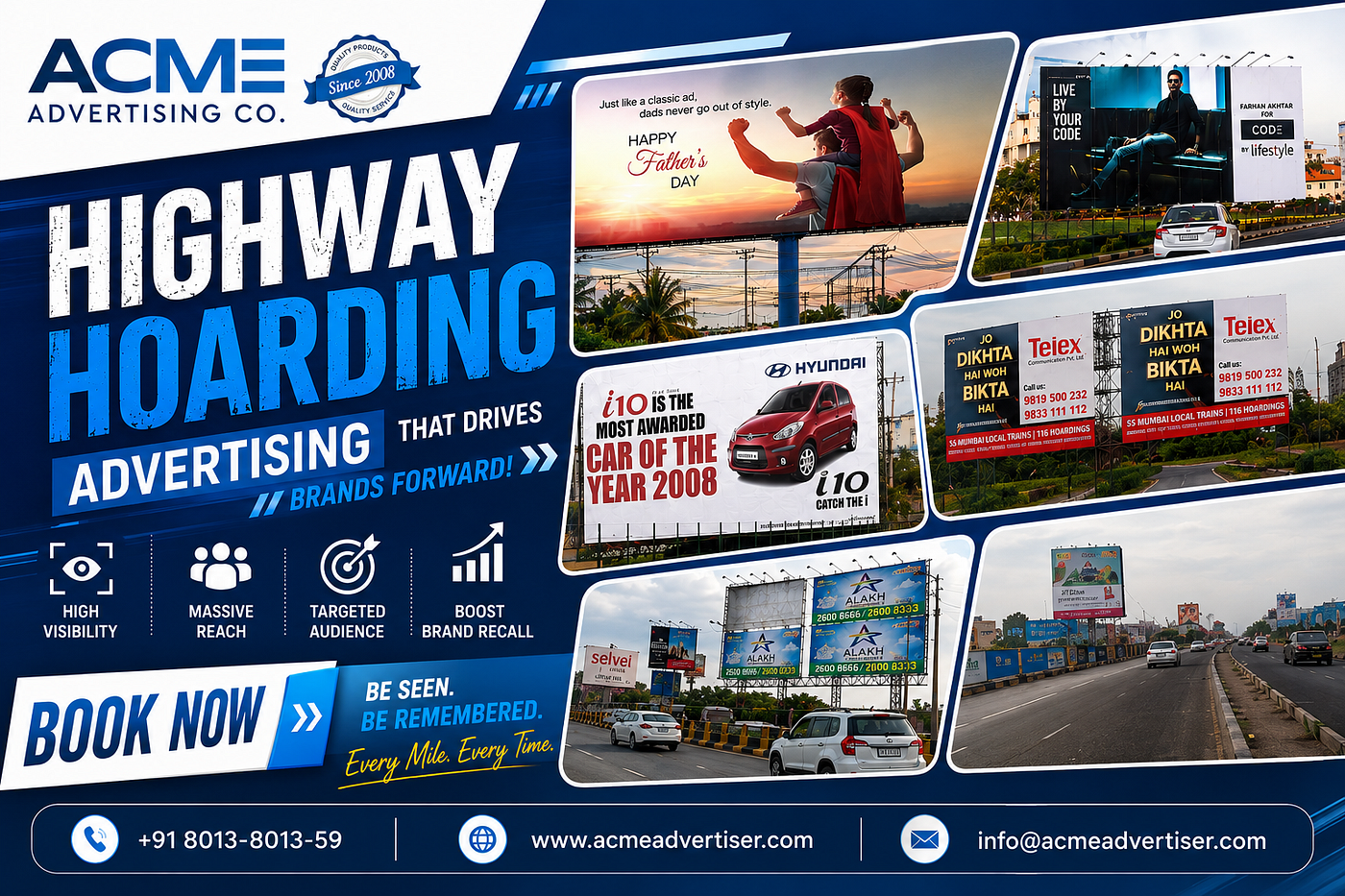 Highway Hoarding Advertising: Driving Brand Visibility, Recall, and ROI Across High-Traffic…