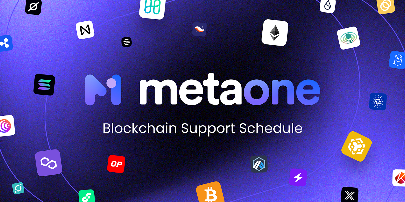 Blockchain Support Schedule for MetaOne® Wallet | by Saakuru Labs | Medium