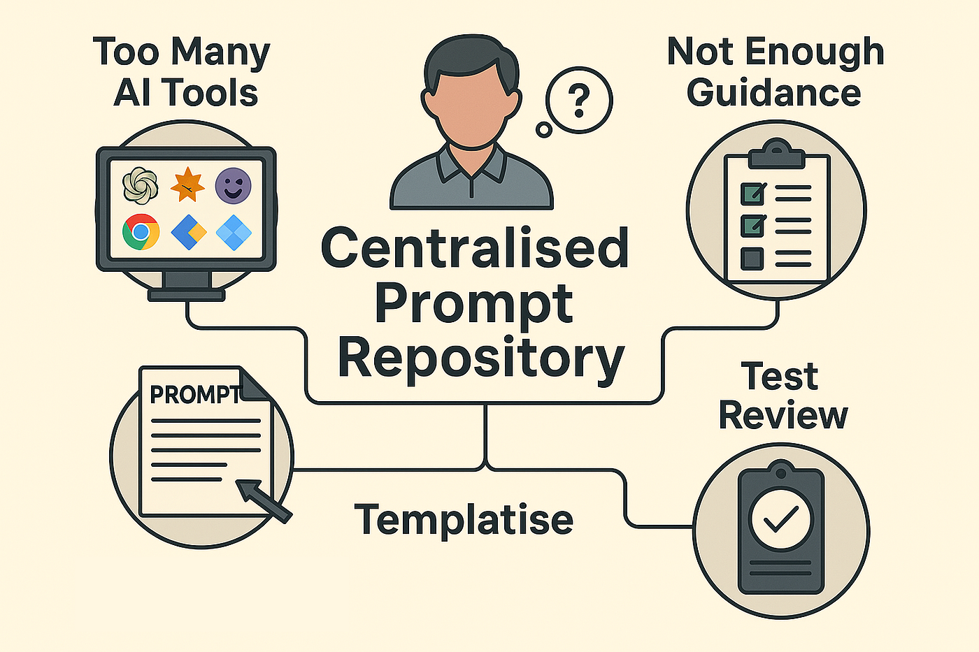 Too Many AI Tools, Not Enough Guidance: Vision for a Centralised Prompt Repository from QE…