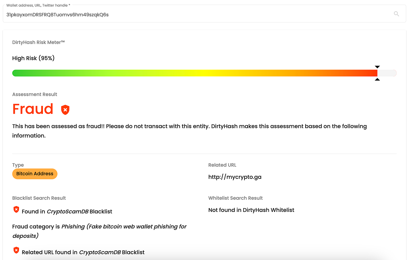 Predicting fraudulent crypto addresses with Machine Learning in DirtyHash!  | by DirtyHash | Medium