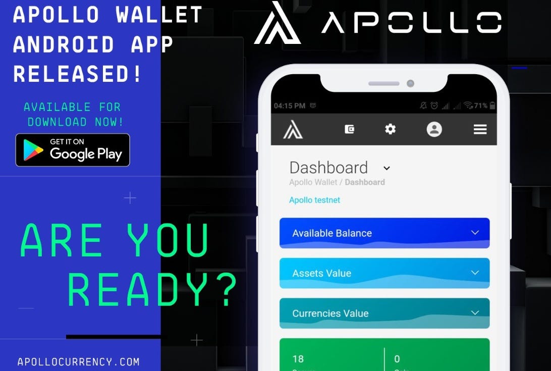 Apollo Releases Android Wallet App | by Apollo Fintech | Medium