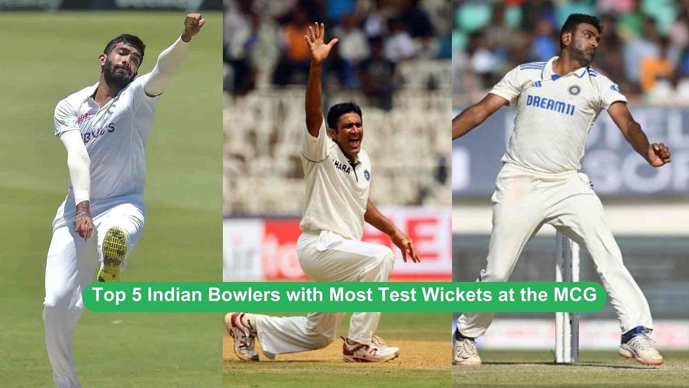 Top 5 Indian Bowlers With Most Test Wickets At The MCG