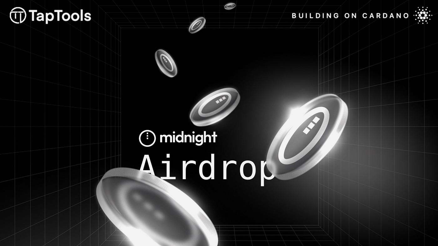 Midnight Glacier Airdrop To Set Blockchain Record | by Tap In With TapTools  | Tap In With TapTools | Medium