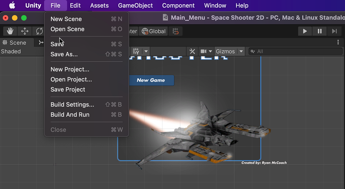 Creating a Main Menu in Unity. When playing games, the Main Menu is an… |  by Ryan McCoach | Medium