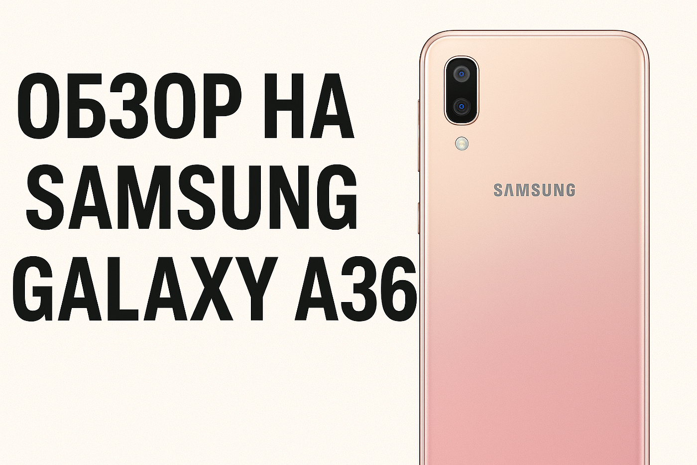 Обзор на Samsung Galaxy A36