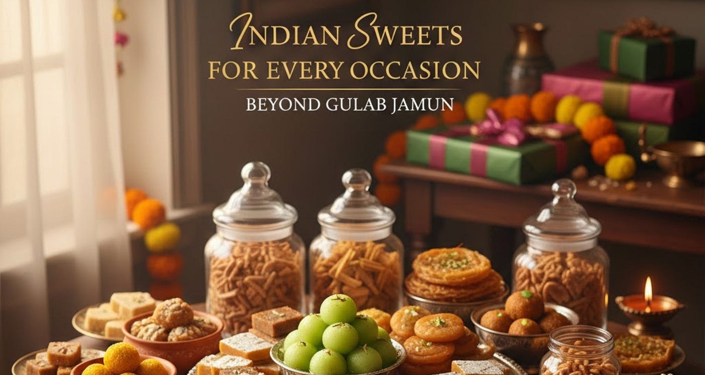 Indian Sweets for Every Occasion: Beyond Gulab Jamun