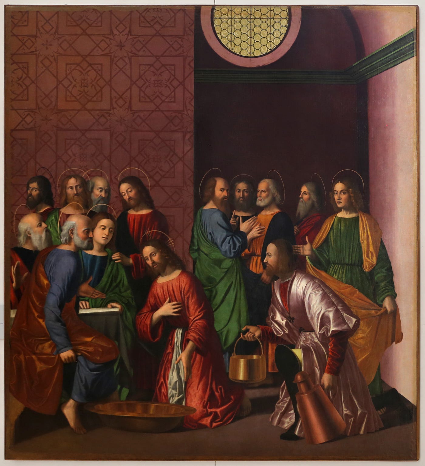 Francesco Morone — Lavanda dei piedi — Museo di Castelvecchio, Verona — 1510