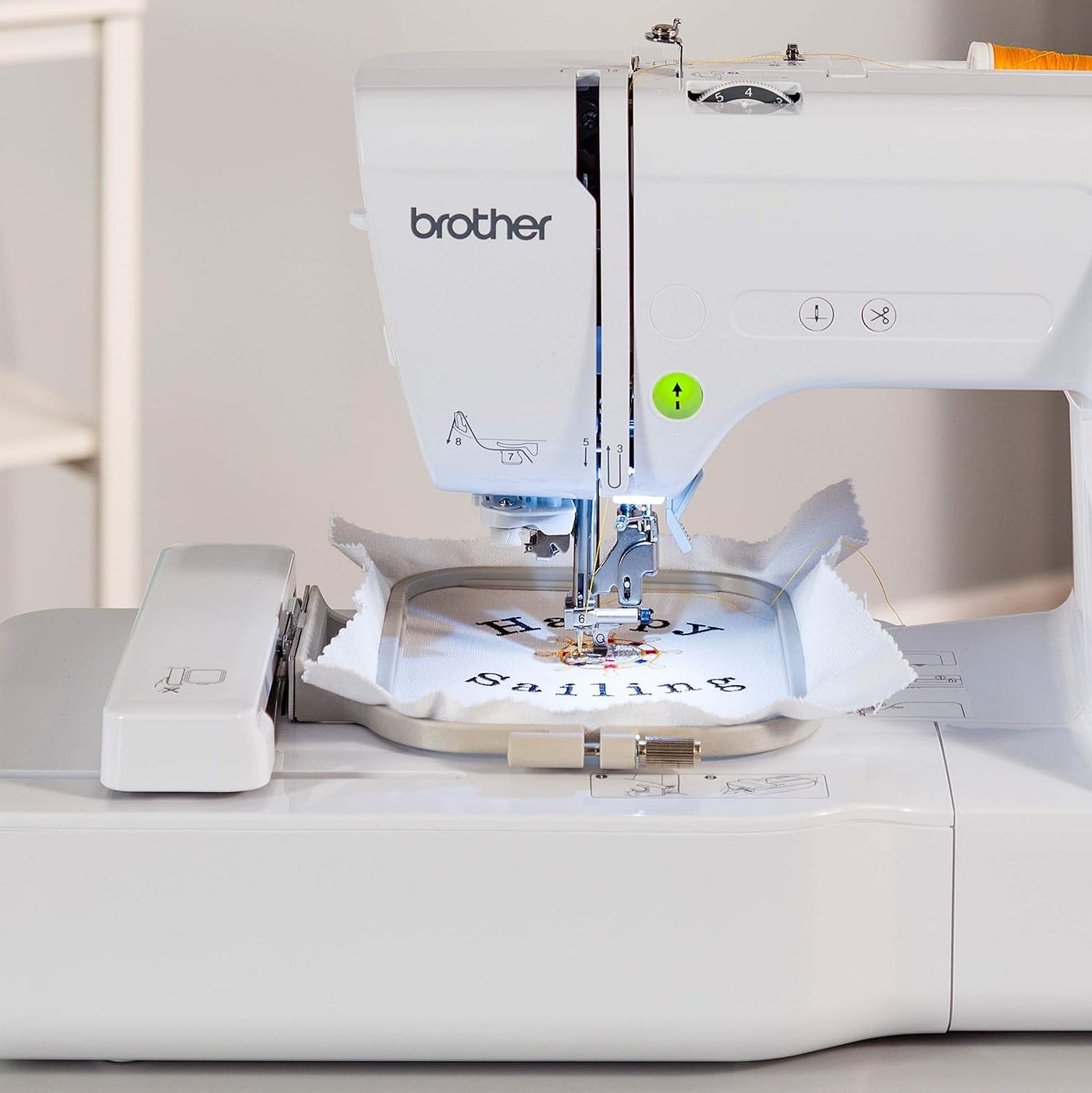Brother PE 535 embroidery machine, let's take a tour! 