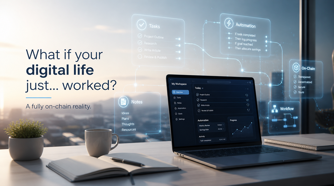 What If Your Digital Life Just… Worked? A Fully On-Chain Reality