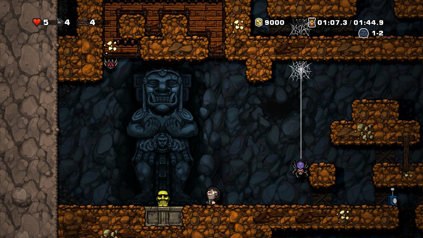 Spelunky 2 Shortcuts: Where to find a Hired Hand, Golden Key