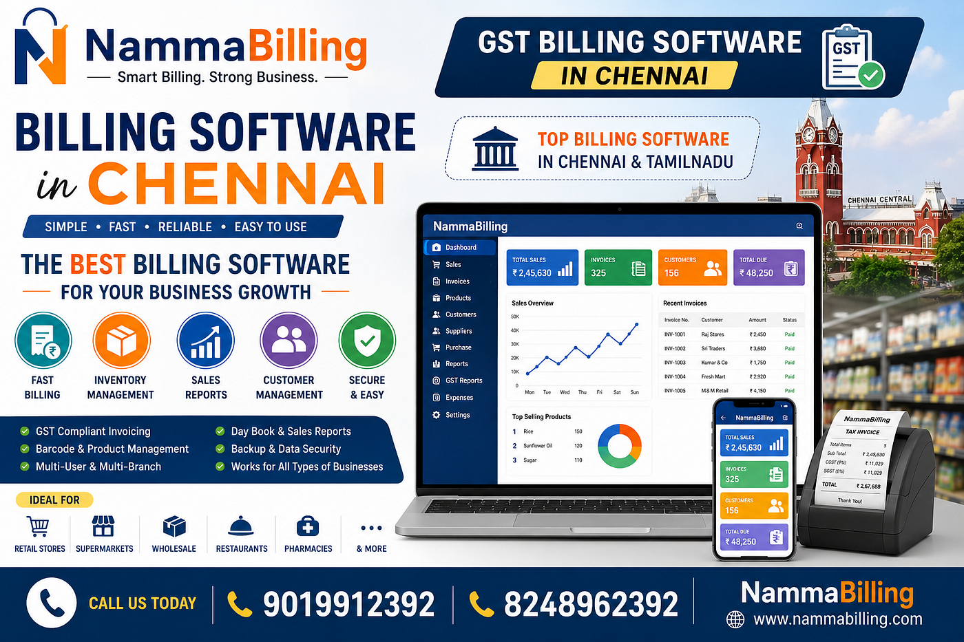 Billing Software in Chennai — Smart Billing Solutions for Modern Businesses