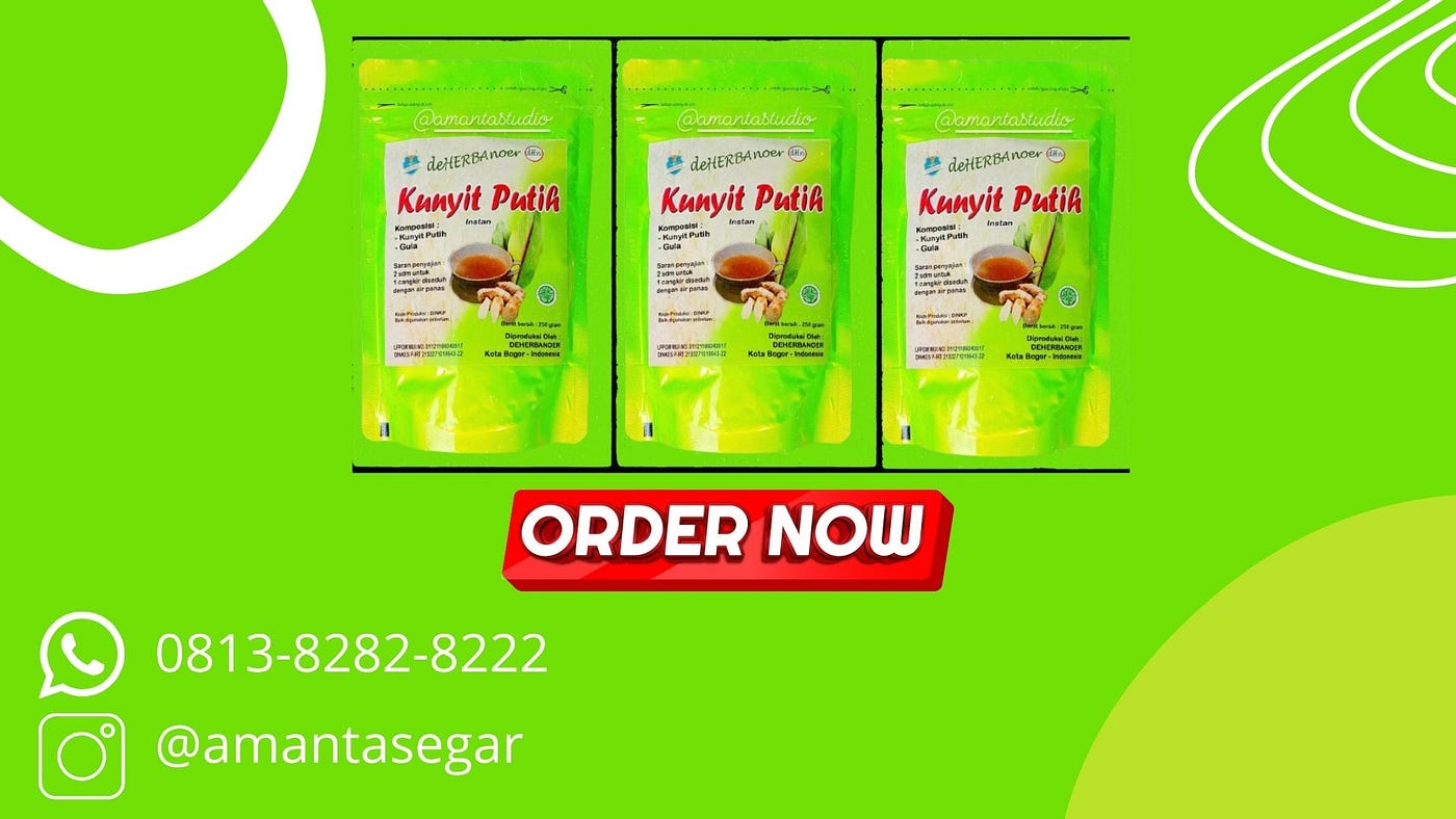 Kunyit Putih Instan Amanta Segar