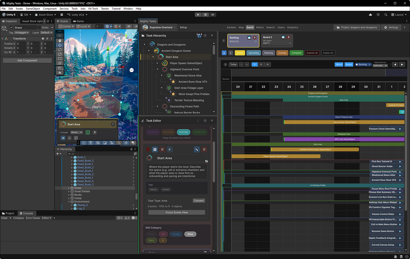 Mighty Tasks is exactly what solo and small studios need to get their project finished