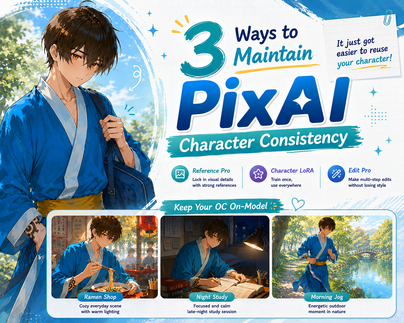 3 Ways to Maintain PixAI Character Consistency in Your AI Art | by