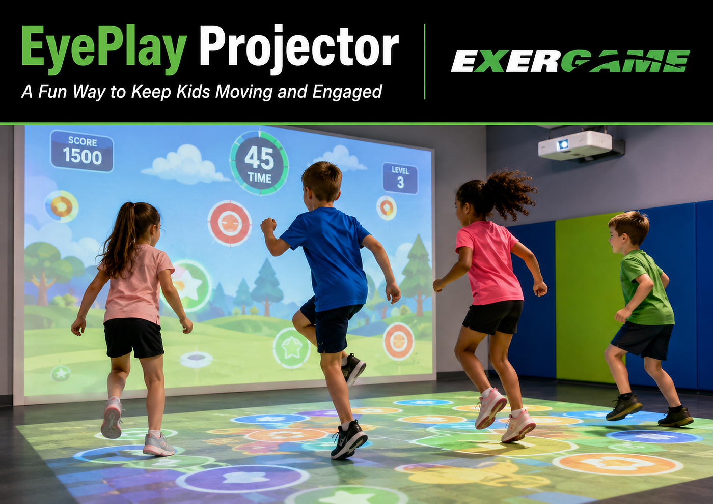 Why EyePlay Projector Is a Smart Choice for Interactive Kids’ Fitness