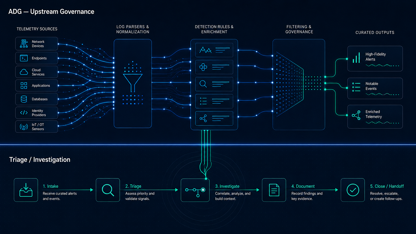 Adaptive Detection Governance: Defining the Missing Governance Layer in Security Operations