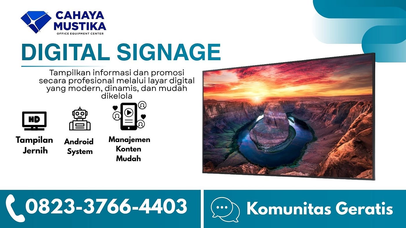 WA 0823–3766–4403, Jual Digital Signage Floor Standing Salatiga