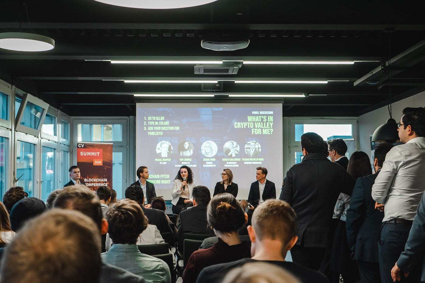 WindMine Blockchain Pitch in Zug. Recently, CV Labs hosted the Blockchain…  | by Kristaps Mikasenoks | Windmine | Medium