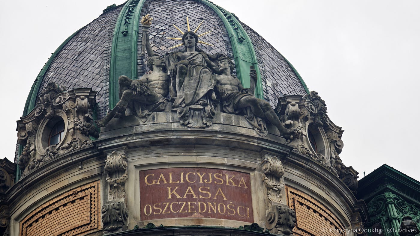 Lviv’s Statue of Liberty: The Guardian of a Former Bank