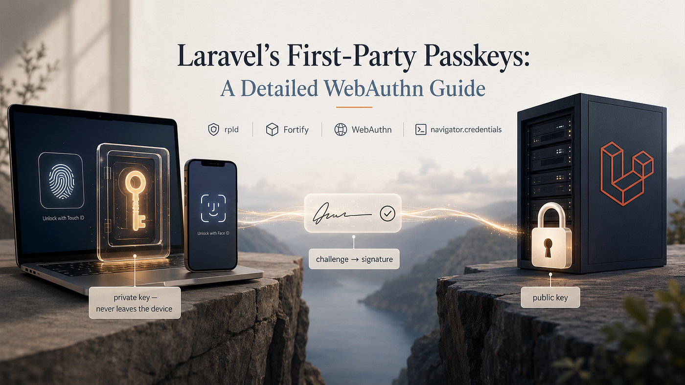 Laravel’s First-Party Passkeys: A Detailed WebAuthn Guide