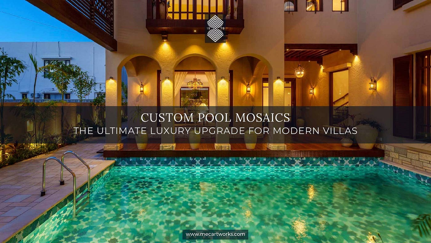 Abstract Custom Pool Mosaics: The Ultimate Luxury Upgrade for Modern Villas