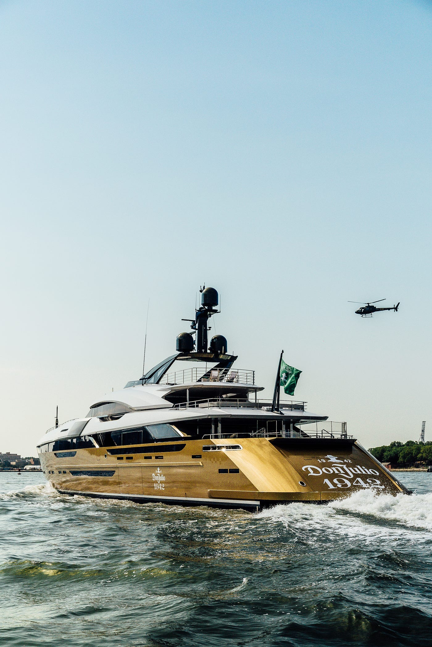 Don Julio Docked a Golden Megayacht on the Hudson, and the World Cup Suddenly Felt Like a Subplot