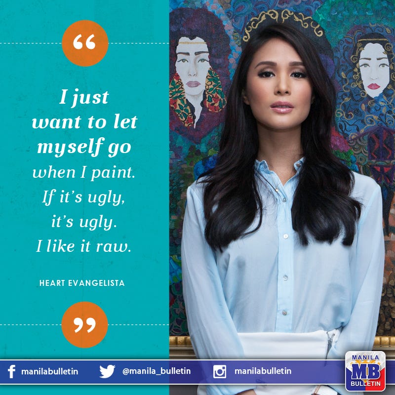 Here's How Much Heart Evangelista Makes With Her Paintings