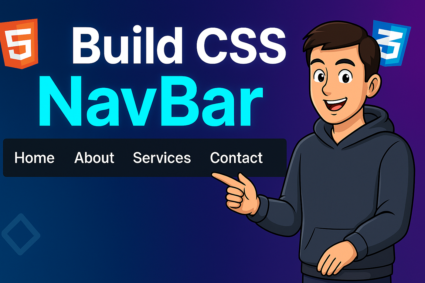 🚀 Build a Stylish CSS Navigation Bar (Navbar) — A Complete Guide