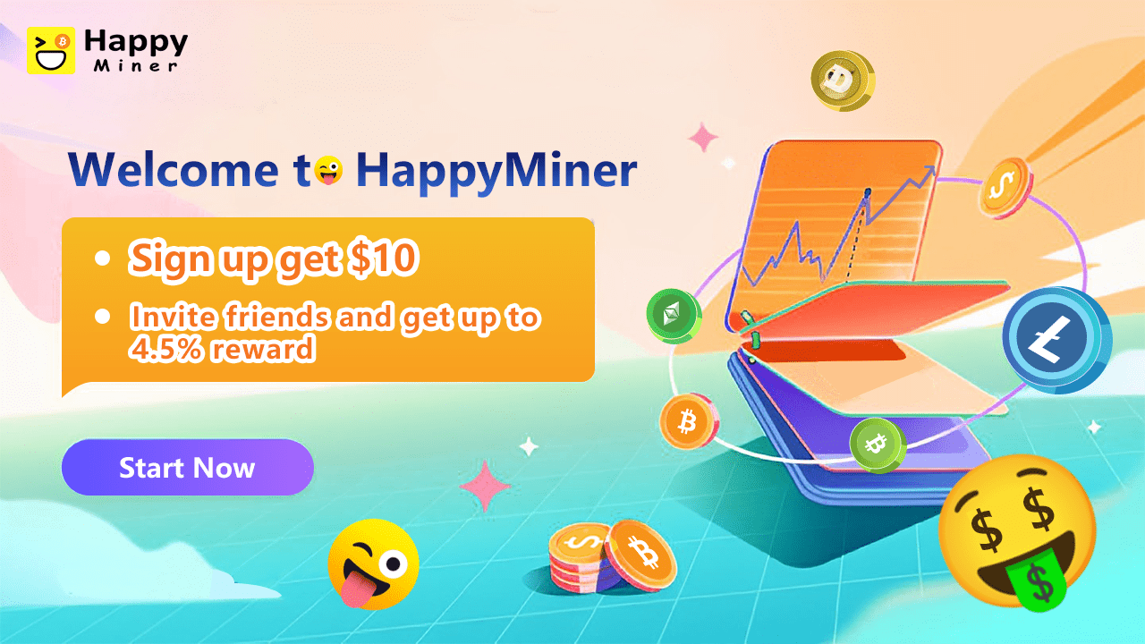 HappyMiner: Your Gateway to Free Cloud Mining and Trusted Crypto Passive  Income | by TeckyBlock | Medium
