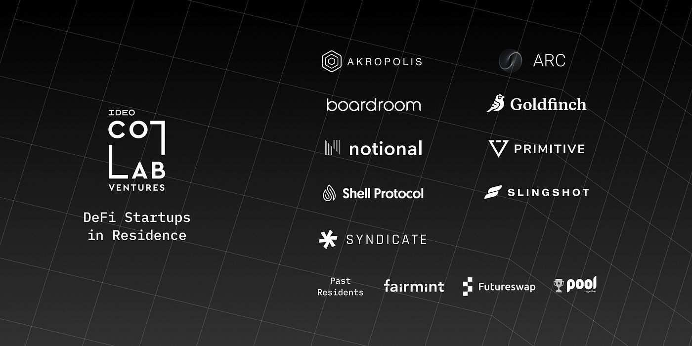 IDEO CoLab Launches Collaborative DeFi Incubator & Residency Program | by  IDEO CoLab Ventures | IDEO CoLab Ventures | Medium