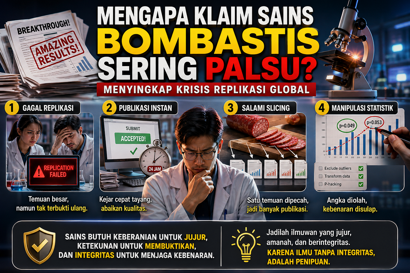 Mengapa Klaim Sains Bombastis Sering Palsu?