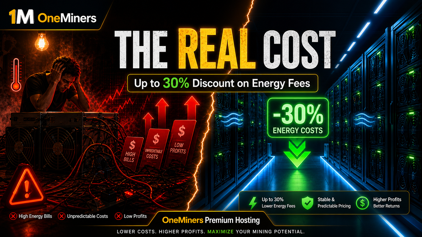Understanding Long-Term Electricity Pricing in Crypto Mining: A Closer Look at OneMiners’ Premium…