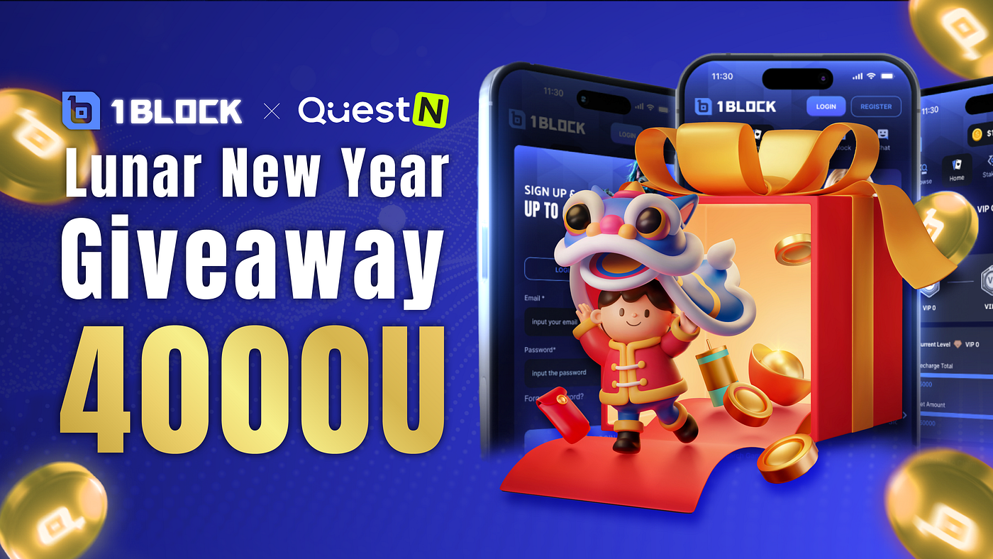 1Block New Year: Share Luck, Earn Rewards!