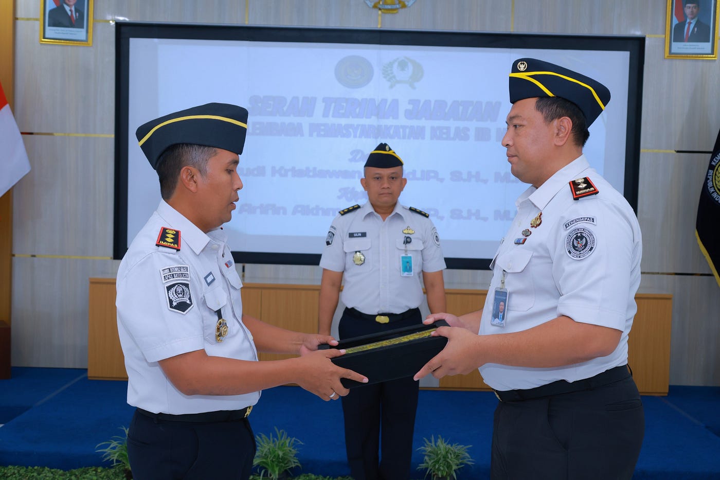 Sertijab Kepala Lapas Mojokerto Berlangsung Khidmat, Tongkat Estafet Kepemimpinan Resmi Beralih
