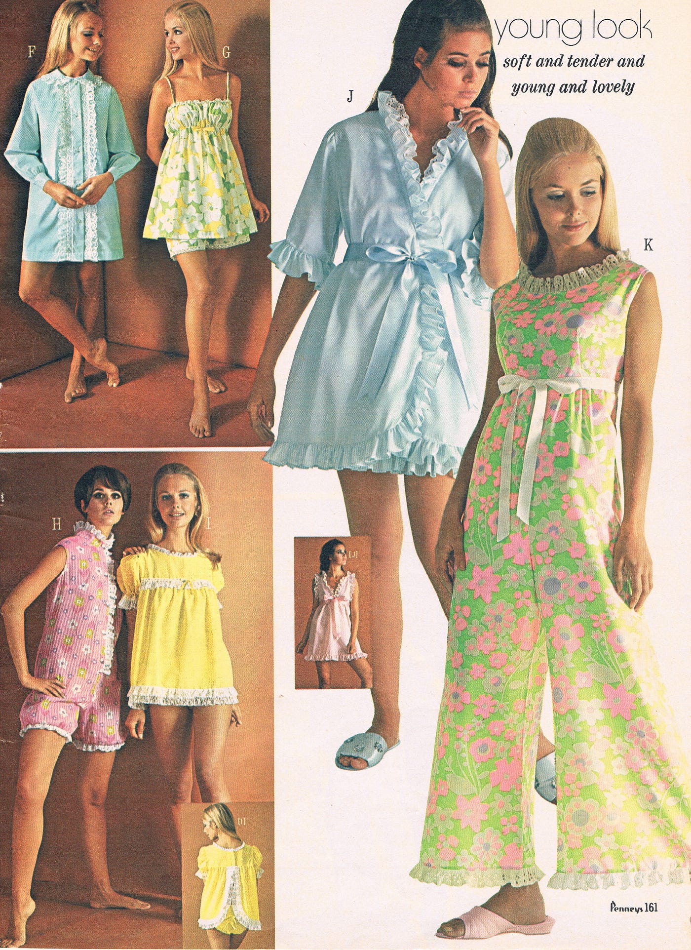 How do you sleep at night An analyses of nightgowns through the decades from the 50s to the 80s from my own collection of vintage nightwear Part 1 by Poly