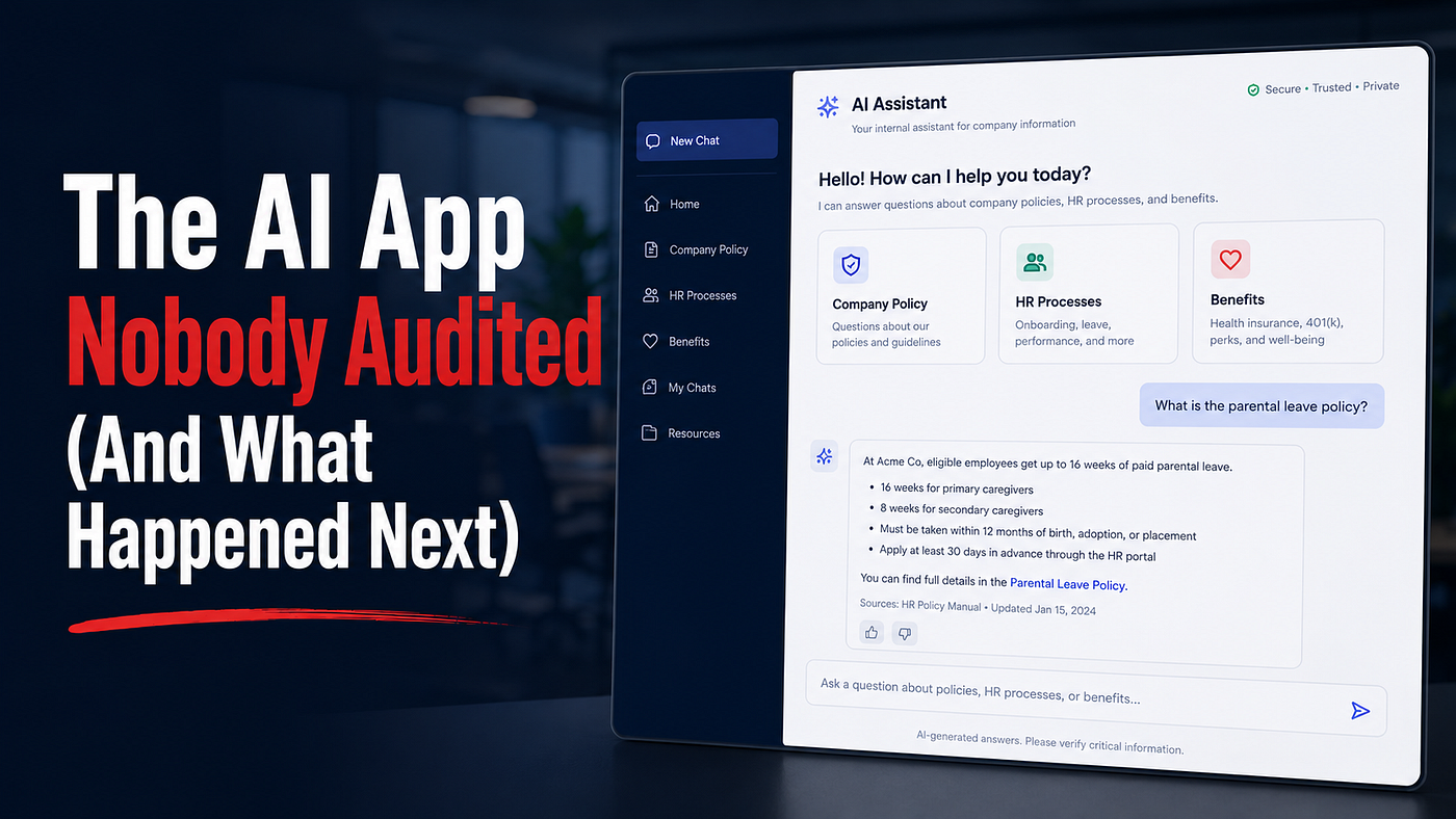 The AI App Nobody Audited (And What Happened Next)