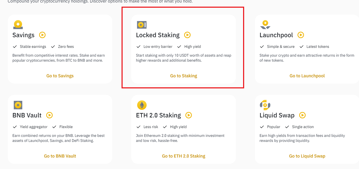 Step By Step Guide on How to Stake Coins on Binance Exchange and Earn  Interest | by Ehsan Yazdanparast | Coinmonks | Medium