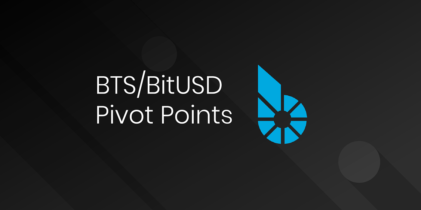 Applying Pivot Points to crypto trading: BTS/BitUSD as an example | by  Bitspark | The Ledger | Medium